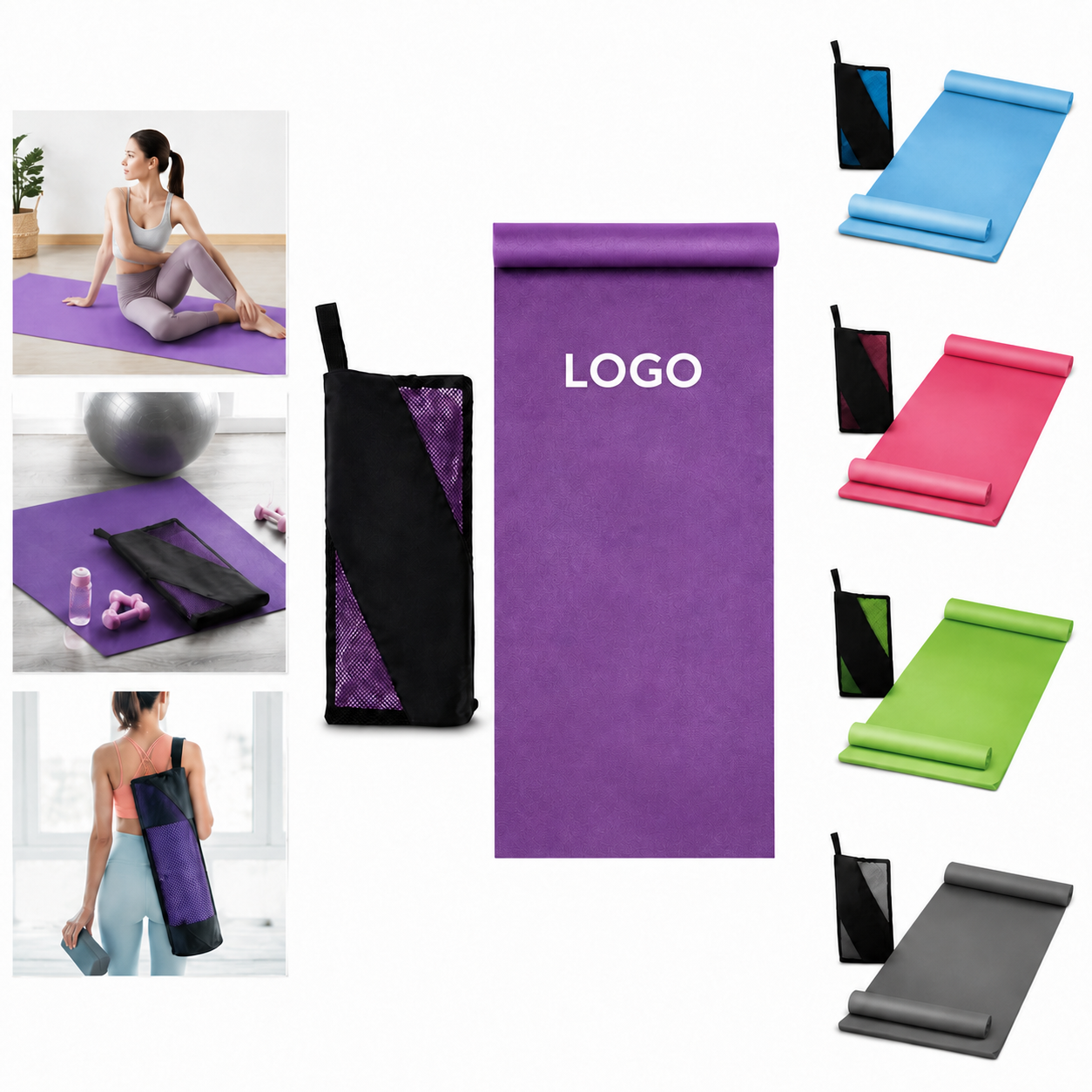 Yoga Mat with Carrying Bag