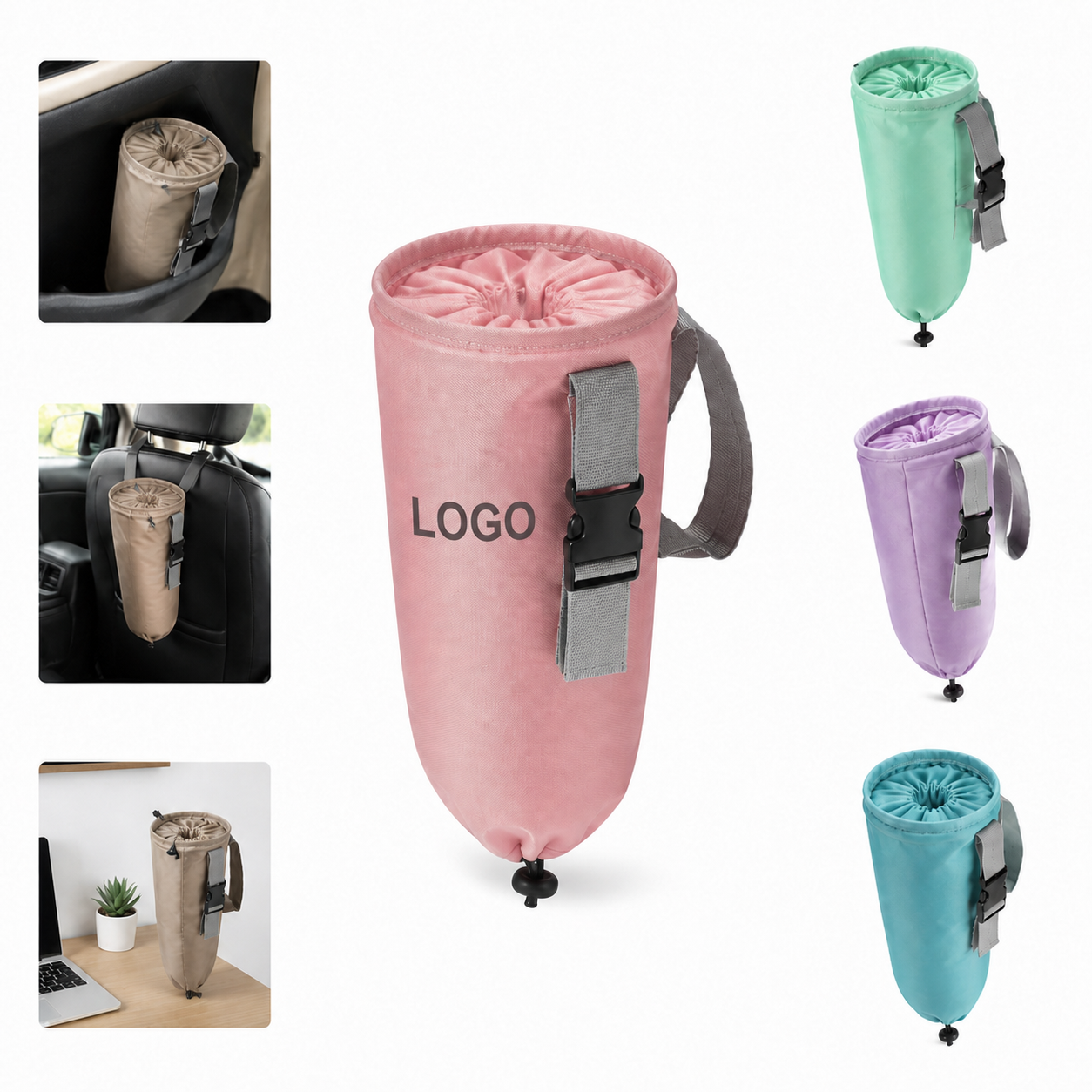 Adjustable Hanging Waterproof Car Trash Bag