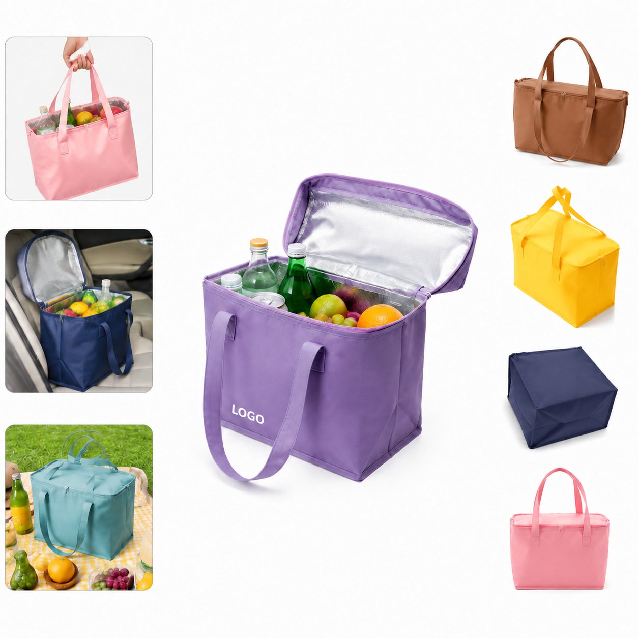 Insulated Non-Woven Cooler Tote Bag