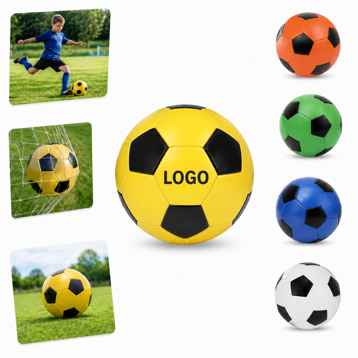 Durable Stitched PVC Training Soccer Ball