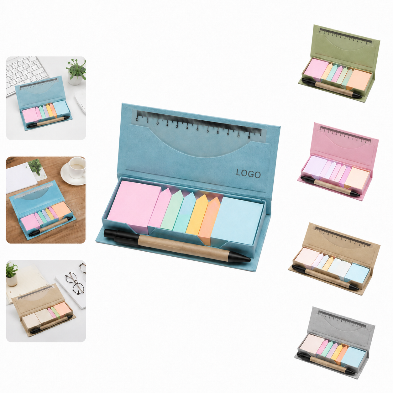 Kraft Memo Organizer Case Set
