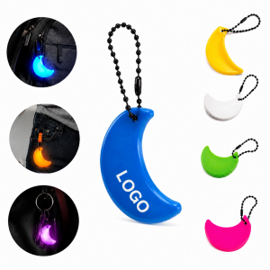 MoonGlow Reflective PVC Keychain