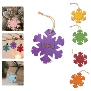 Rustic Wooden Hanging Christmas Ornament