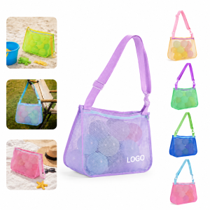 Adjustable Mesh Beach Toy Carry Bag