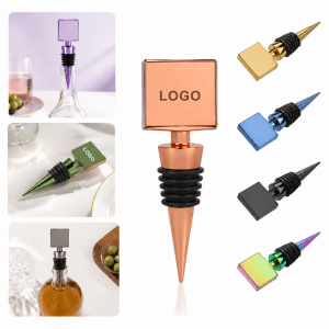 Multi-Color Metal Wine Stopper Set