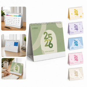 Stand-Up 12-Month Daily Desk Calendar with Notes Space