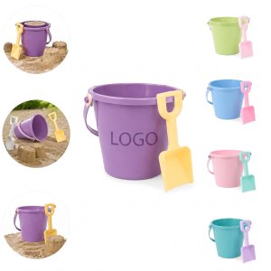 9-Inch Kids Sand Pail with Shovel