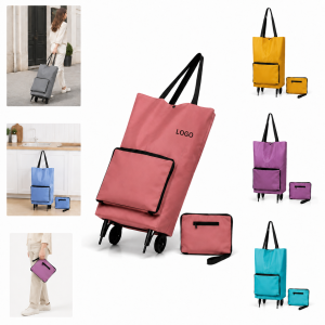 Waterproof Rolling Folding Shopping Bag